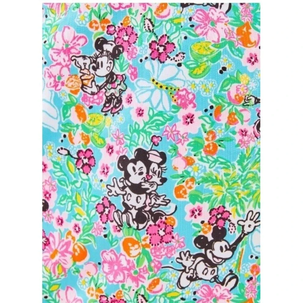 Lilly Pulitzer Lilly Hearts Disney Gardner Skort Skirt 4 Minnie Mickey Flowers - Picture 5 of 5